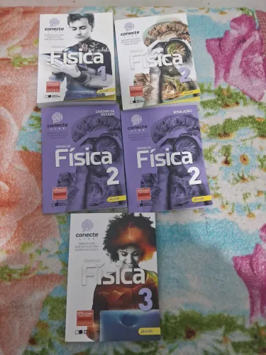 5 livros conecte física (coleção)