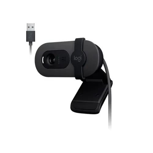 Webcam Full HD Logitech BRIO 100 Grafite