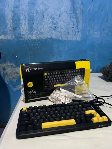 Teclado mecânico 75% Attack Shark M86