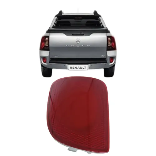 Lente Refletor Traseira Esquerda Renault Oroch 2019 2024 Vermelho