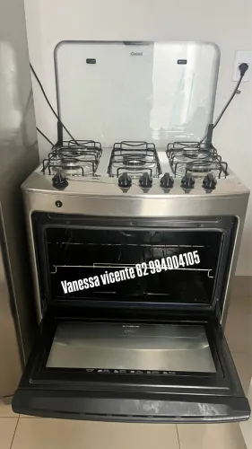 Fogão consul 5 bocas inox