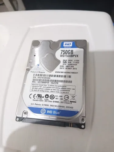 HD NOTEBOOK WD 750GB