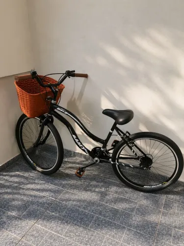 Bicicleta com marchas.