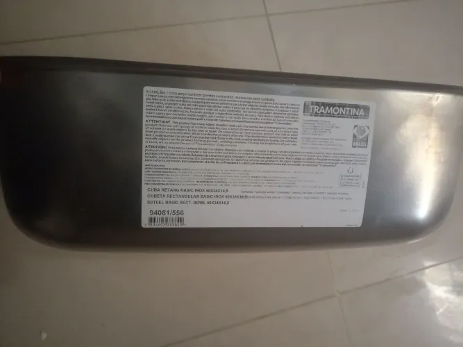 Cuba 40x34x14 Acetinado Inox Tramontina
