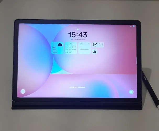 Tablet Samsung S10 lite + case + S-Pen + Capa+ Teclado