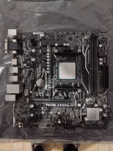 Kit - placa mãe Asus A320M K + memória ram 8gb Team Group 3200mhz + Cpu Ryzen 3 2200g