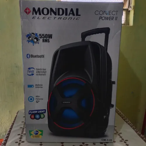 Som Mundial 550w RMS(8horas)