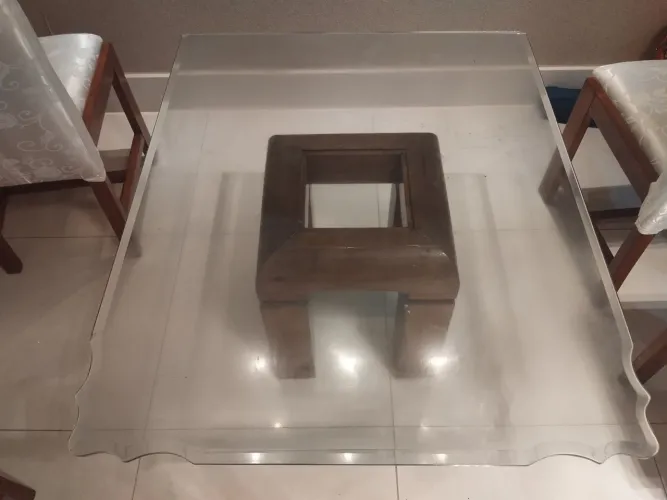Tampo mesa de vidro