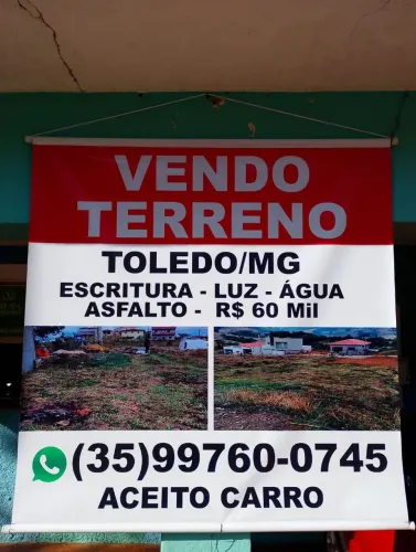 Terreno em Toledo MG