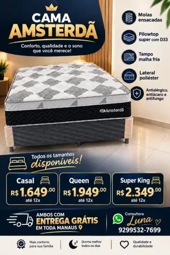 Cama completa luxo entrego 