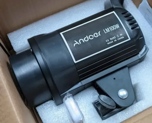 ANDOER LM100w 5600K Tocha luz de led