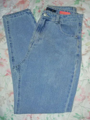 Calça mom jeans Bluesteel