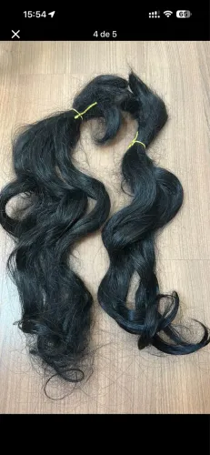 Vendo 170 gramas de cabelo indiano.