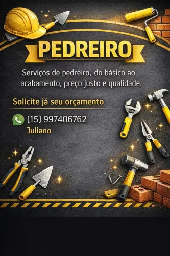 Pedreiro preço justo
