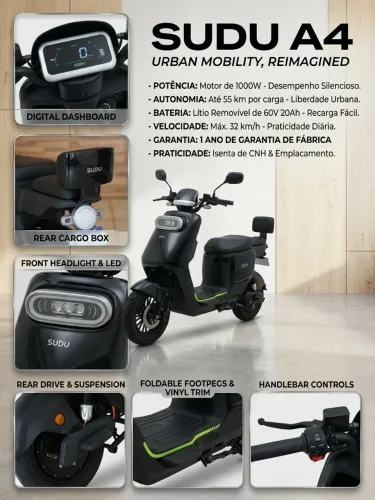 MOTO ELÉTRICA- SUDU A4