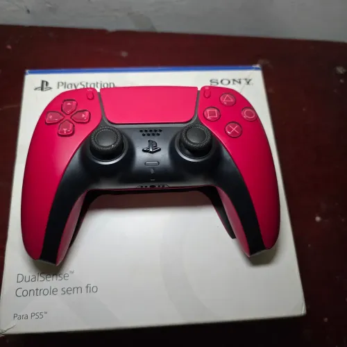 Controle PS5 Cosmic Red Anti-Drift