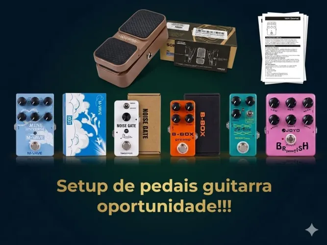 Setup de pedais guitarra