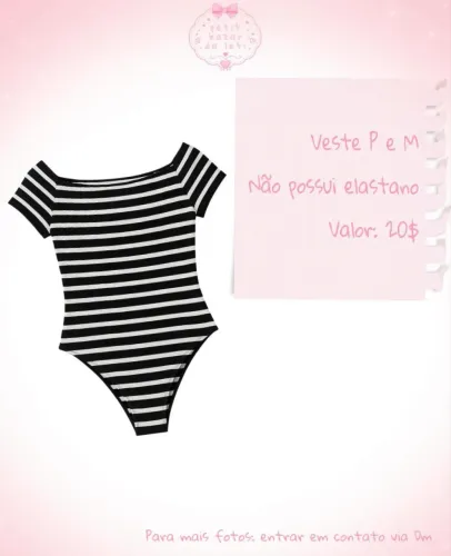 Body listrado M