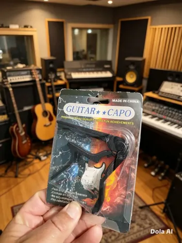 CAPOTRASTE DE ALUMÍNIO PARA VIOLÃO - EXCELENTE QUALIDADE!