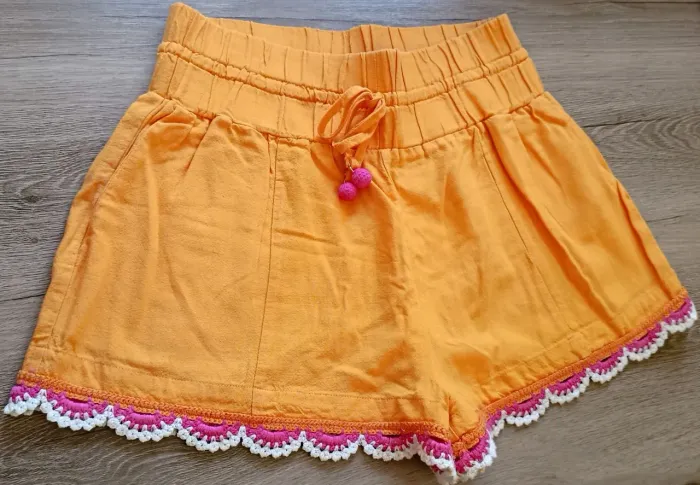 Short laranja conservado M