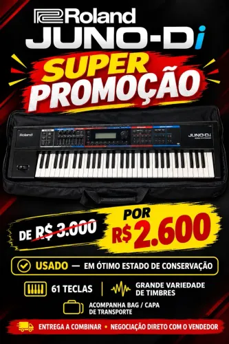 Teclado Roland Juno Di 61 teclas