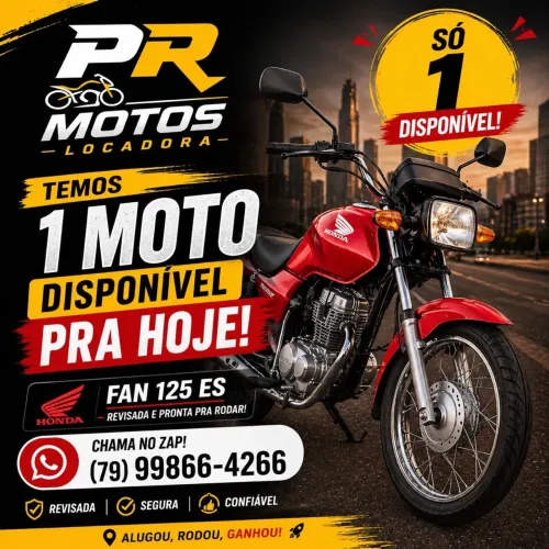 ALUGUEL DE MOTO ( SEM CALÇÃO )