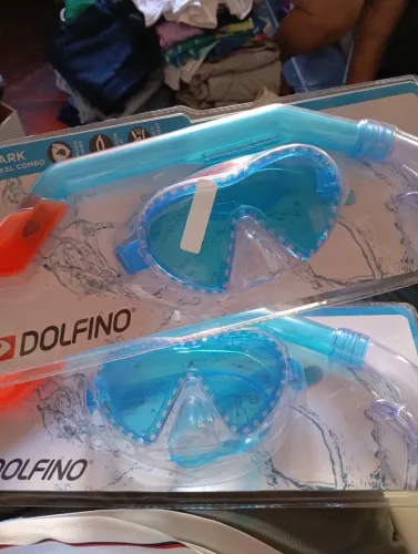 Kit óculos natação máscara mergulho + snokerl piscina praia