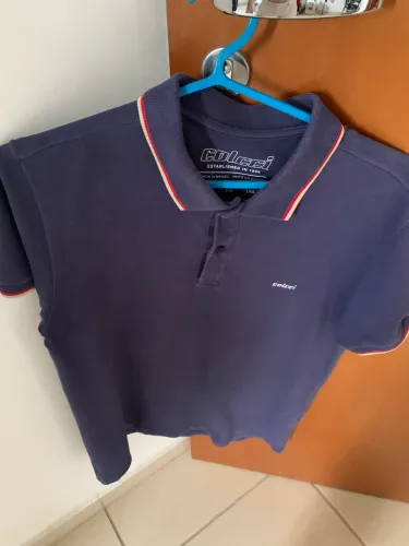 Camisa polo colcci azul tamanho P