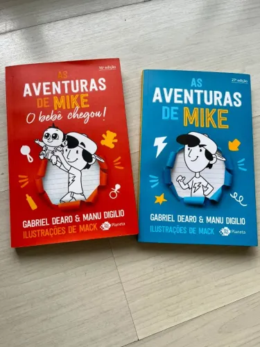 Série Aventuras de Mike, volumes 1 e 2, literatura infanto juvenil