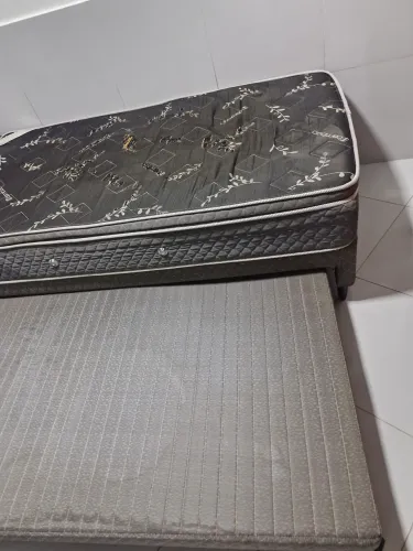 Cama box solteirão com auxiliar