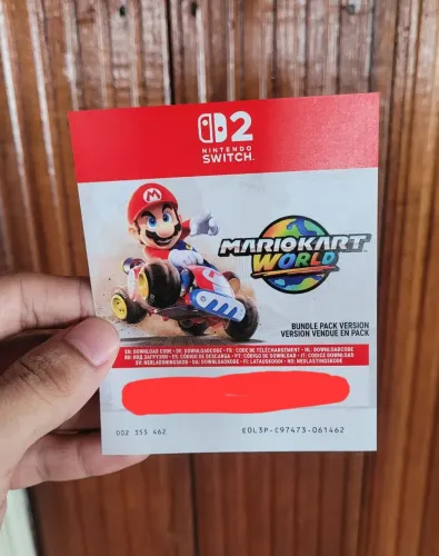 Mario kart world Key card
