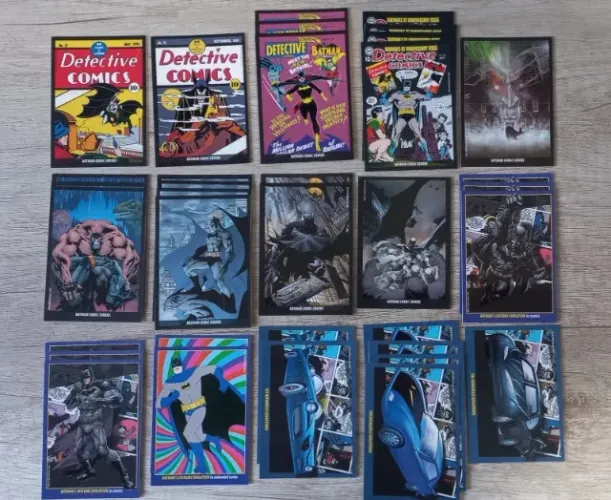 LOTE CARDS BATMAN ANIVERSÁRIO 80 ANOS - PANINI
