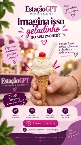 Atração Refrescante para o Seu Evento: Açaí & Sorvete! - *