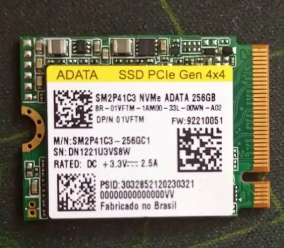 NVMe SSD 256Gb