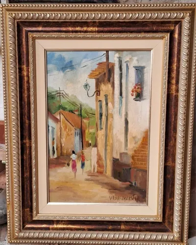 Tela pintura a óleo sobre tela espatulada