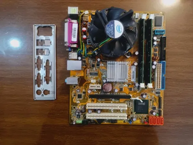 placa mãe ipm31 + 4gb ddr2 de RAM + intel core 2 duo e7500