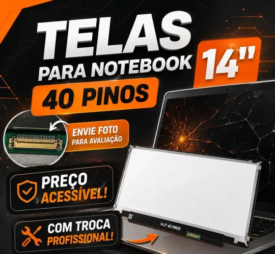 tela notebook 14 40 pinos