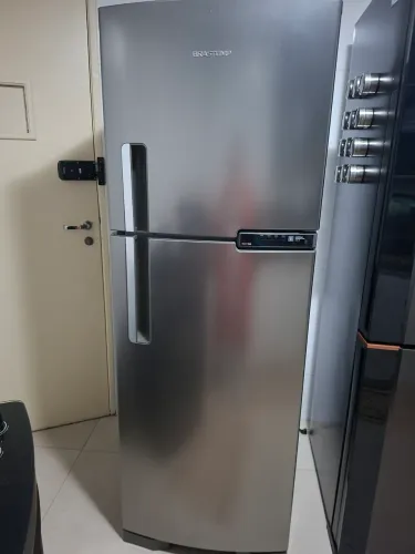 Refrigerador Brastemp brm44hk frost free inox - 375L