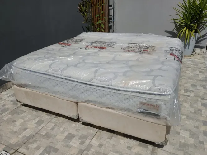 Cama box king Size completa 193x203