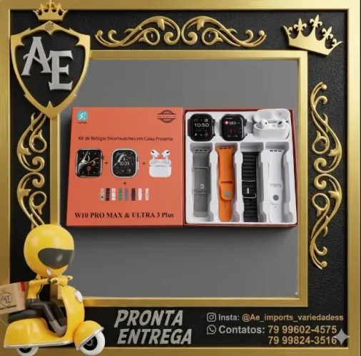 relogio smart e fone