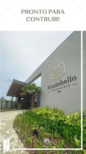 Terreno em condomínio fechado Residencial Montebello