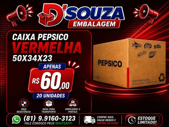 Kit Mudança Caixas de papelão recicladas