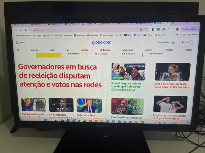 MONITOR E TV 24 POL SAMSUNG LED-HD-HDMI