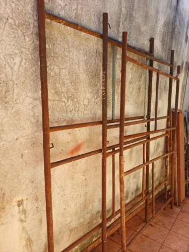 Andaime tubular pata construção civil