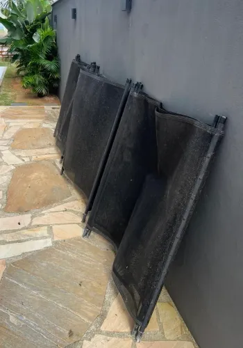 Tela protetora para piscina 