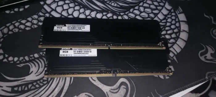 Memória ram 2x8gb ddr4