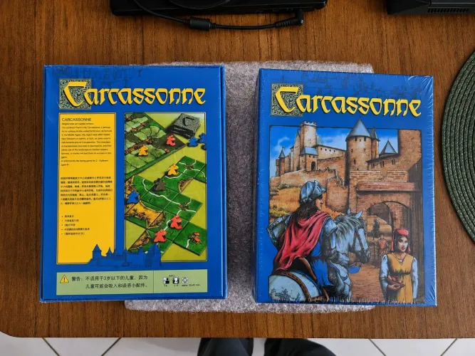 Jogo de tabuleiro Carcassone Novo