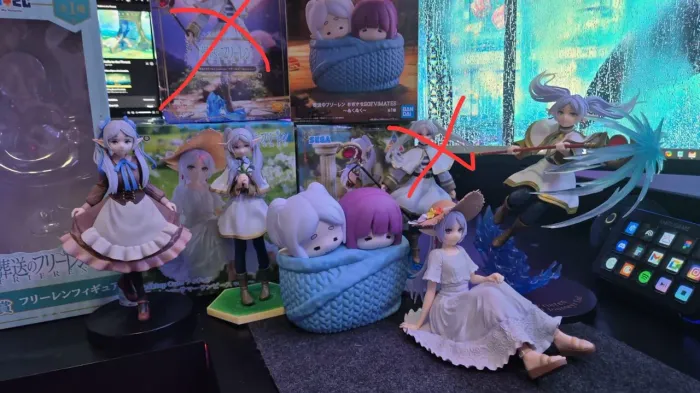 Frierens originais, direto do japao. 269 reais cada uma