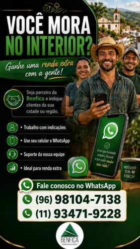 Trabalho Remoto - Comissão por Vendas (Sem Carteira Assinada)