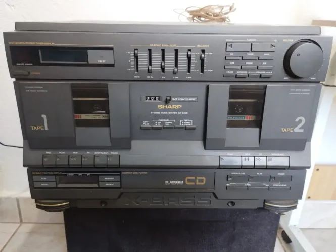 APARELHO DE SOM TOCA DISCO, VINIL E FITA - SEM CAIXA DE SOM - MANUTENÇÃO GERAL